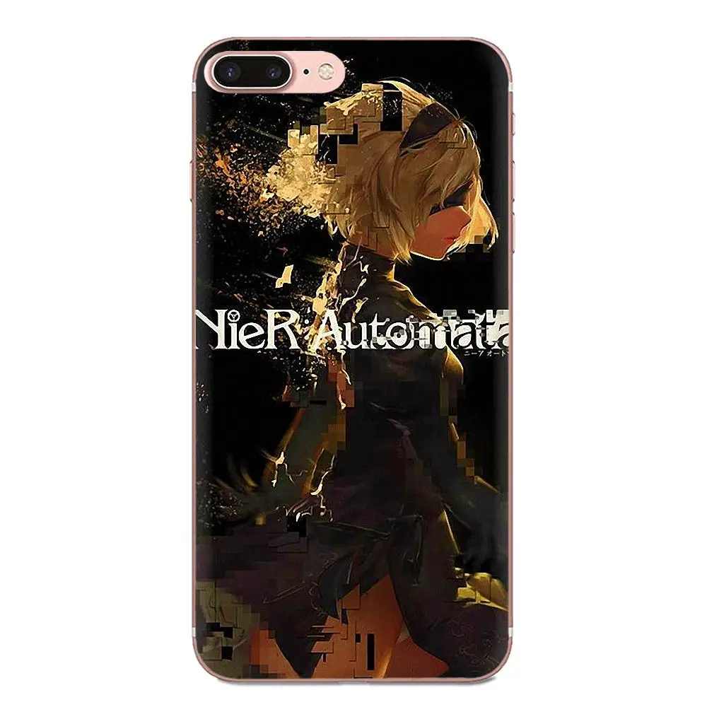 Nier Automata противоударные Чехлы для задней панели Xiaomi Redmi Note 2 3 3S 4 4A 4X 5 5A 6 6A Pro