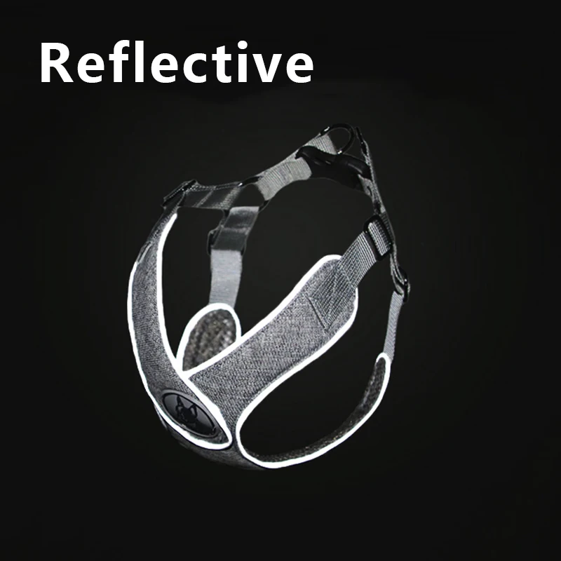 Взрывозащищенный сбруя для собак поводки костюм Светоотражающие Регулируемые