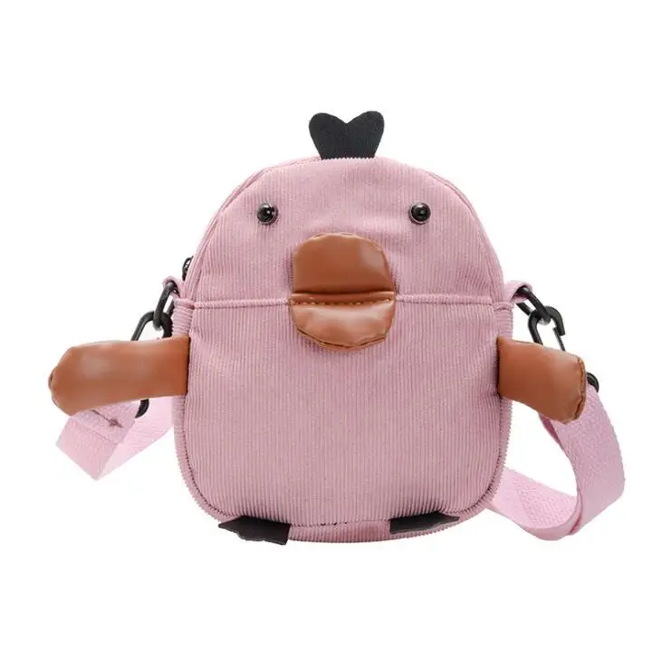 Новинка Детская сумка мессенджер для девочек мультяшная утка сумки через плечо