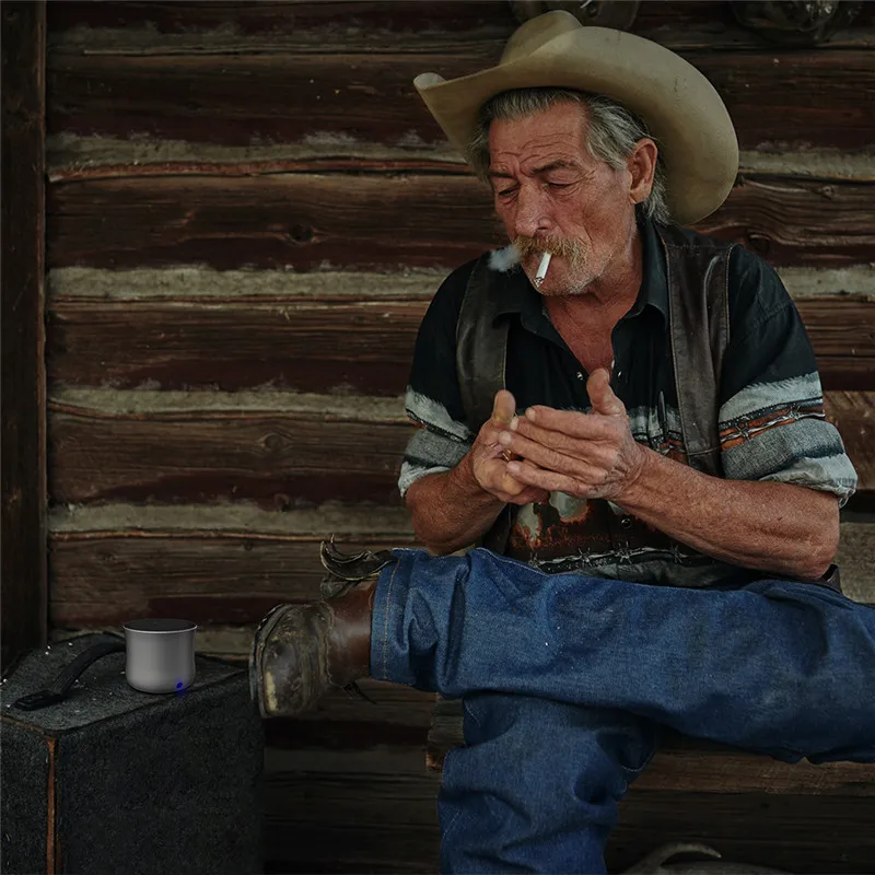 

Mini Bluetooth Wireless Portable Waterproof Small Steel Gun Speaker Metal Speaker Black