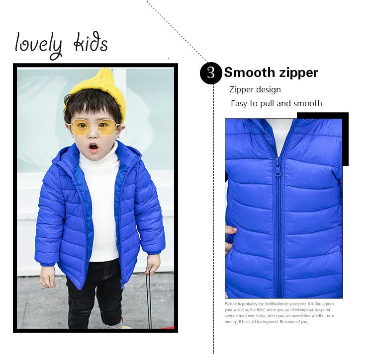 Children's Wear Autumn and Winter New Boys and Girls Cotton Jacket Lightweight Ultra Light Jacket Down Jacket Loose Coat