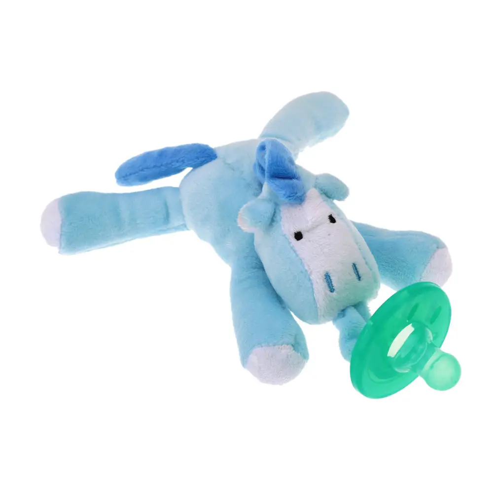 

Lovely Infant Pacifier Newborn Baby Kid Boy Girls Nipples Plush Toy Dummy Nipple Soother Silicone Pacifier