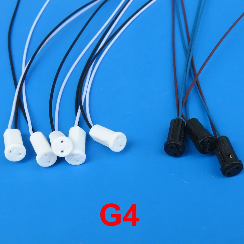Держатель лампы G4 G5.3 G9 GU10 MR11 MR16 T5 T8 галогенный патрон фарфоровый керамический