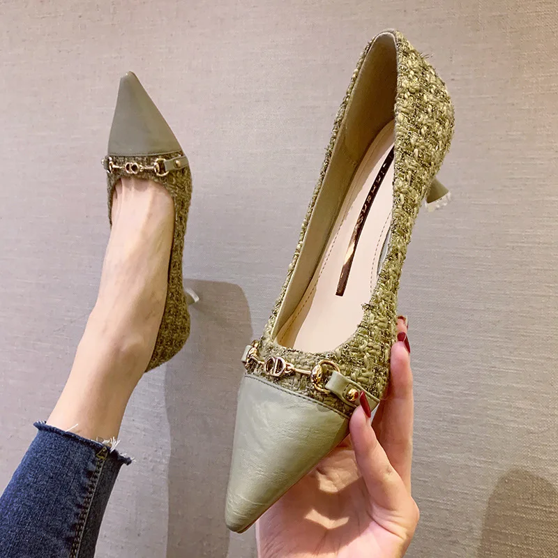 Женская обувь коллекция 2020 года туфли-лодочки на высоком каблуке элегантные