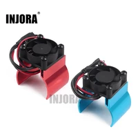 injora 1pcs rc car motor heat sink cooling fan with thermal receptor for 110 rc crawler car traxxas trx 4 axial scx10 90046