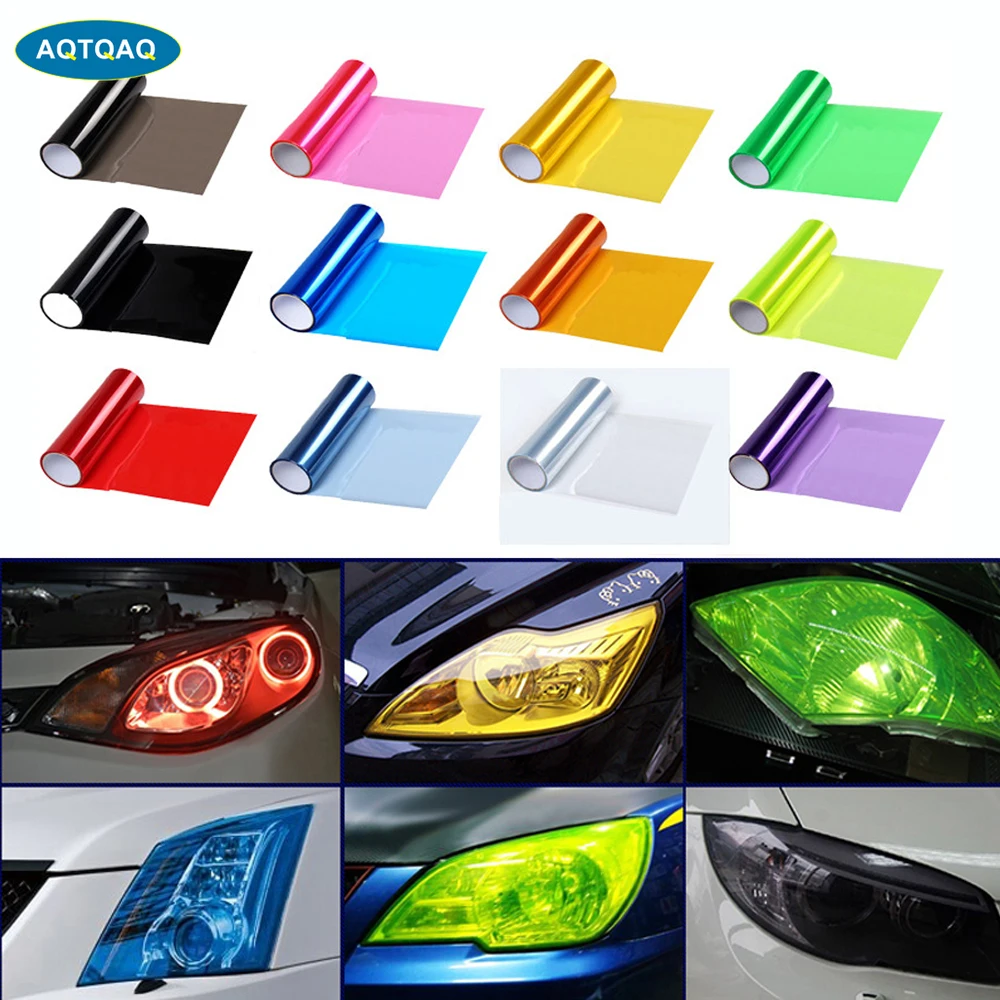 

Самоклеящиеся блестящие хамелеоновые фары, задние фонари, противотуманные фары, пленка, наклейка, ТИНТ, виниловая пленка