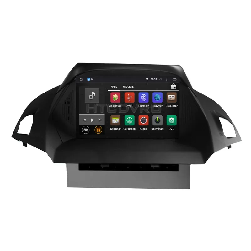 YMODVHT 8 дюймов 4G Восьмиядерный Android 9 0 7 1 автомобильный DVD GPS для Ford Kuga/Escape 2013 Авто RDS