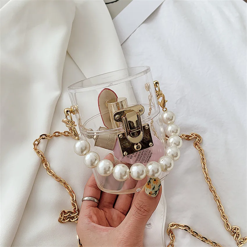 TOYOOSKY прозрачная акриловая сумка-тоут пластиковая коробка из ПВХ женская летняя