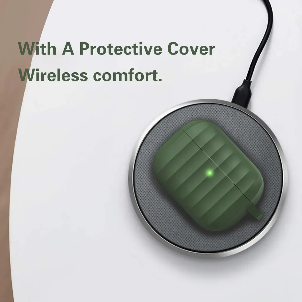 Роскошная кожаная сумка для Apple AirPods Pro Bluetooth беспроводной чехол наушников Funda