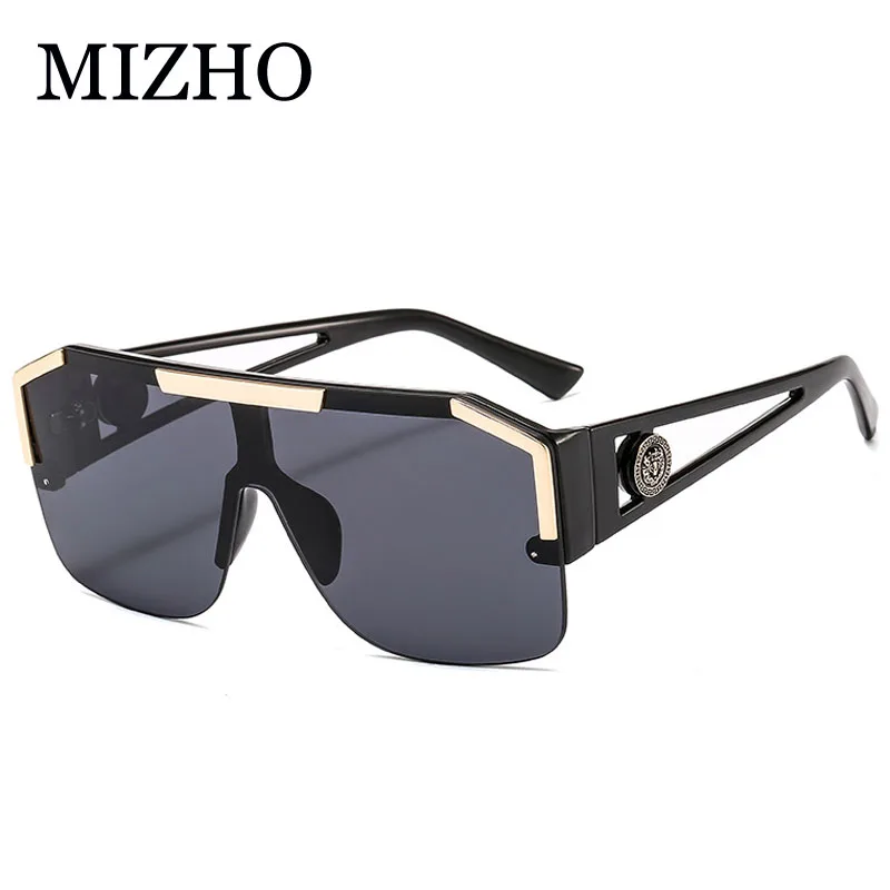 Модные Винтажные Квадратные Солнцезащитные очки MIZHO в стиле стимпанк ретро