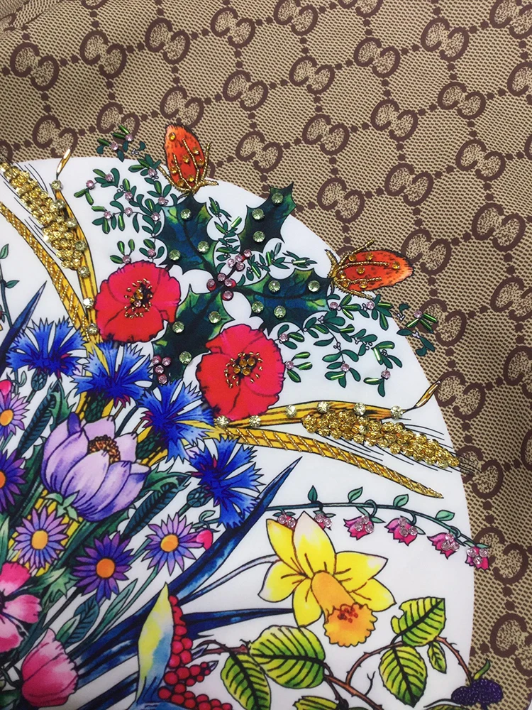 2020 весеннее и осеннее платье новое подиумное шоу было тонким Ретро буквенным