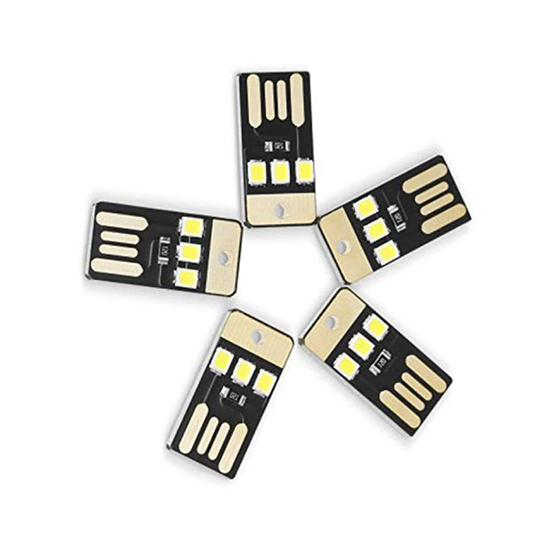 

5 шт. мини USB Мощный светодиодный светильник Ночной Кемпинг Eqpment для портативного компьютера ультра низкая мощность 2835 чипов карманная лампа...