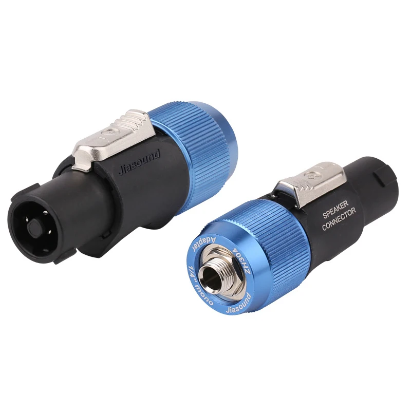 

2 шт., 3,5-дюймовый моно-разъем адаптера для динамика, профессиональный аудио разъем, переходник для головки, разъем для динамика на 1/4 мм