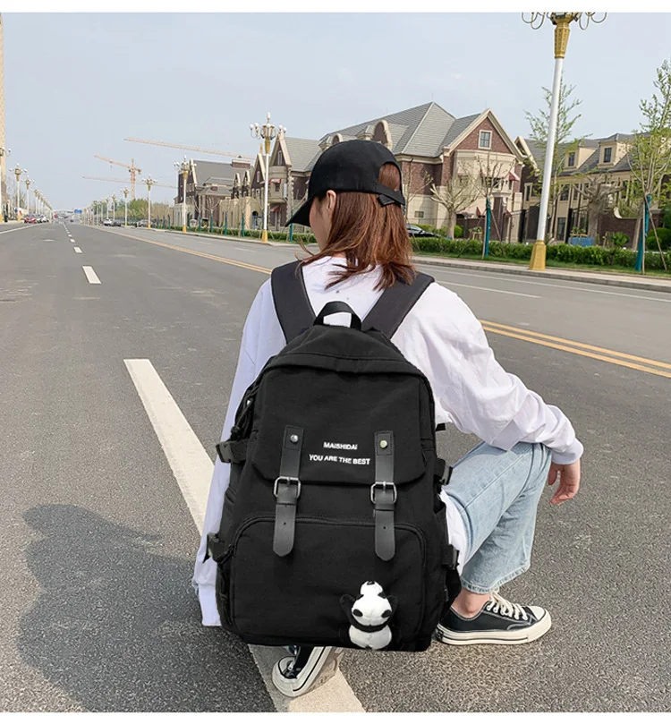 

Fashion Backpack Waterproof Women Backpack Nylon Shoulder Bag New Trend Female Bagpack Large School Backpack Teenager Student