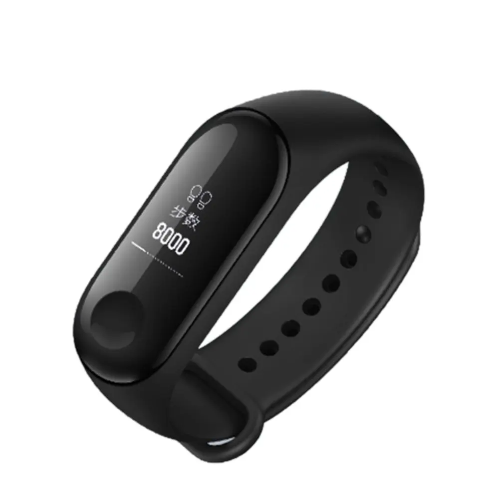 Xiaomi mi-браслет 3 Смарт-Браслет фитнес-браслет mi Band 3 большой сенсорный экран OLED частота сердечных сокращений Smartband
