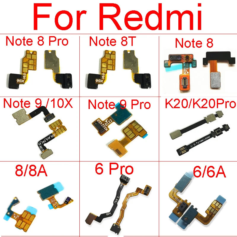 Гибкий ленточный датчик приближения света для Xiaomi Redmi Note 8 8T Pro расстояния гибкий