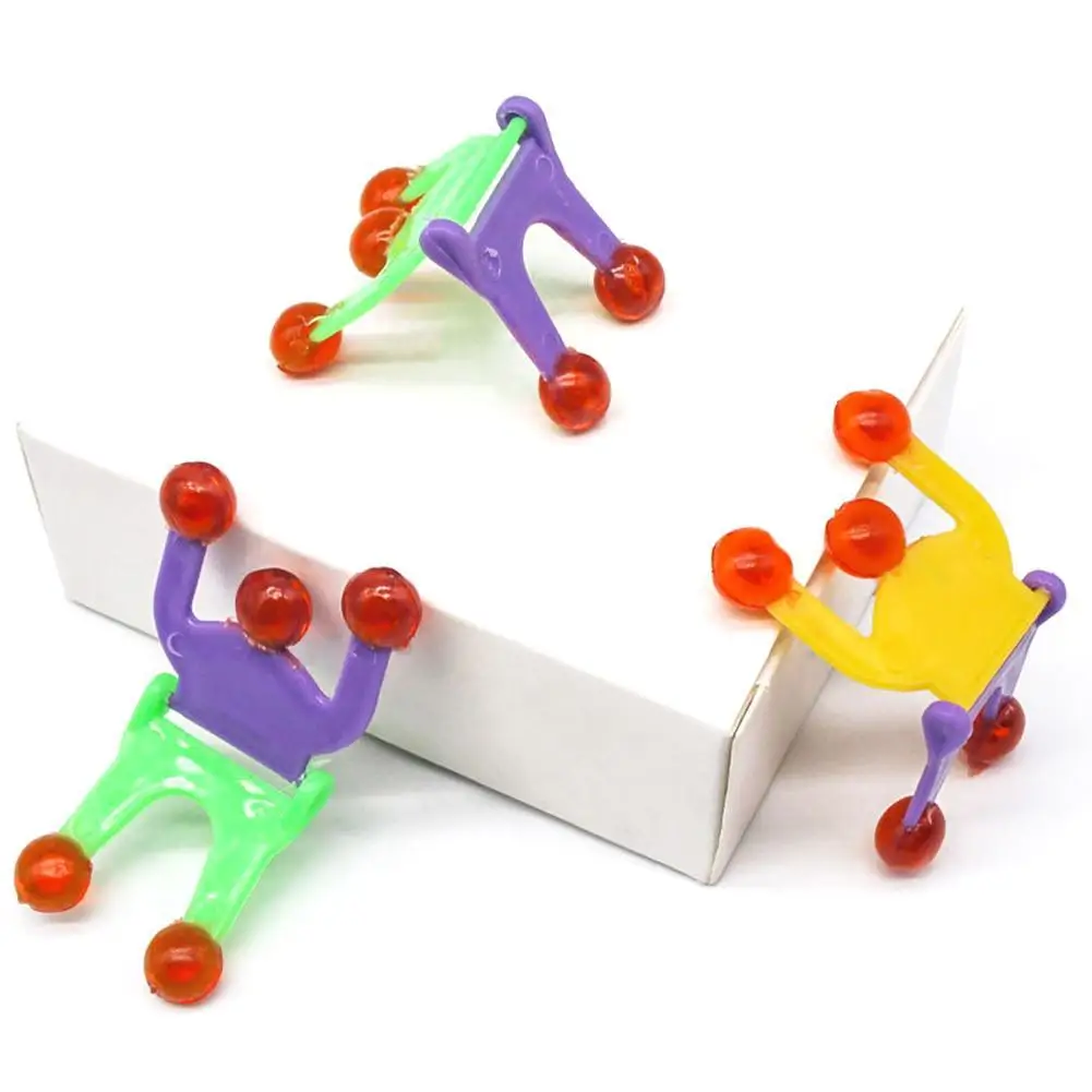 

5Pcs/set Kids Sticky Toy Man With Sticky Hand And Feet Birthday Christmas Gift Boy Kids Adults Home Party Fun Toys Random Color