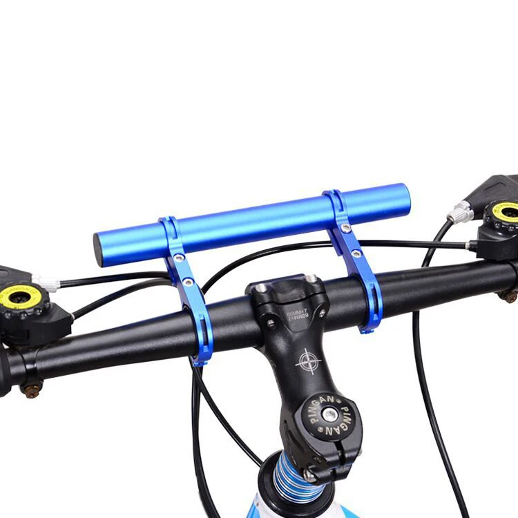 

20cm Aluminum Alloy Bicycle Handlebar Extender MTB Speedometer Mount Headlight Flashlight Lamp Holder Cycling Accessories