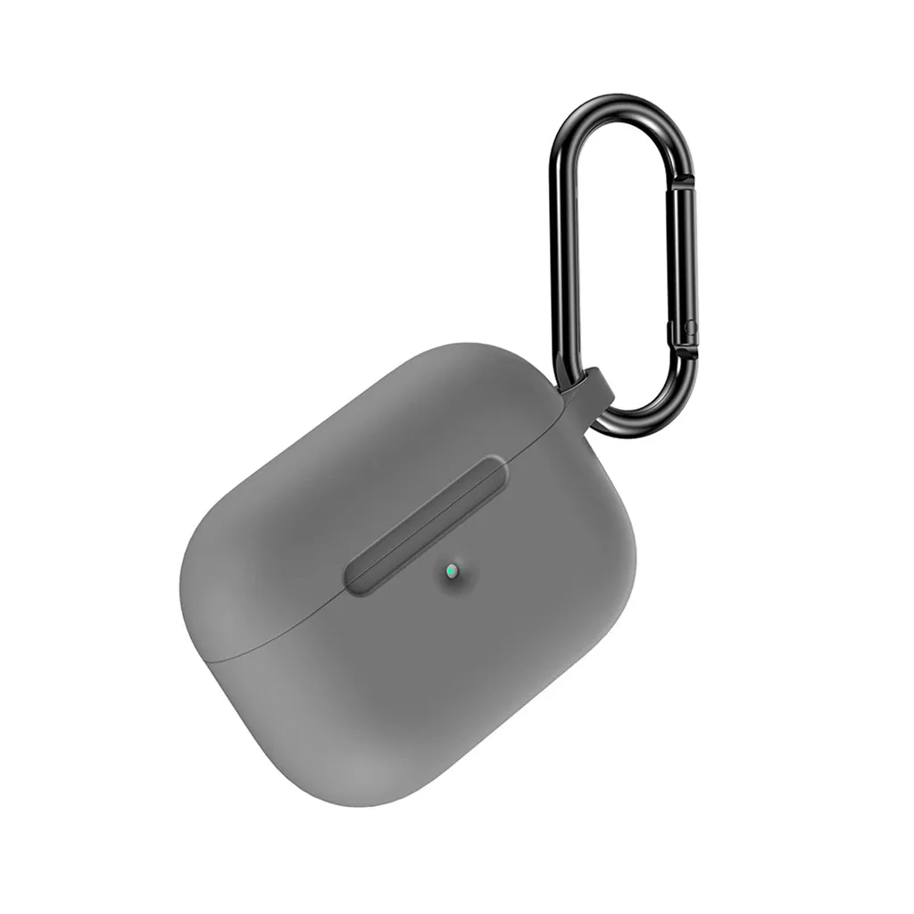 Беспроводной зарядный футляр для AirPods Pro 2019 силиконовый чехол с защитой от