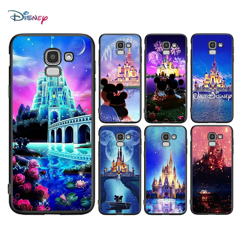 

Disney Cartoon Disneyland Park Castle For Samsung Galaxy J2 J3 J4 Core J5 J6 J7 J8 Prime Duo Plus TPU Silicone Black Phone Case