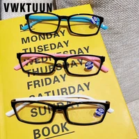 vwktuun tr glasses frame boys girls blue light blocking glasses rectangle eye glasses frame child reading computer glasses