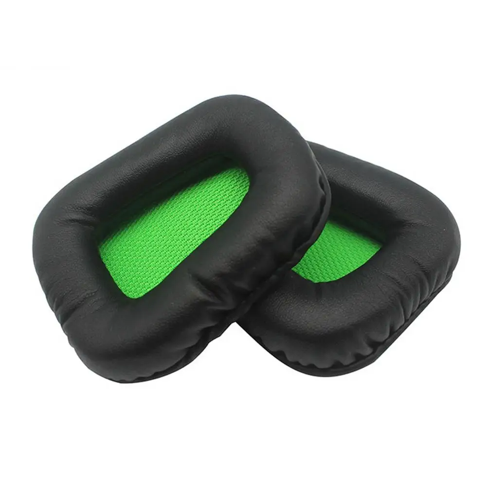 

1 Pair Replacement Ear Pads For Razer Electra Headphones Memory Foam Soft Leather Earpads For Razer Headsets Breathable Headband