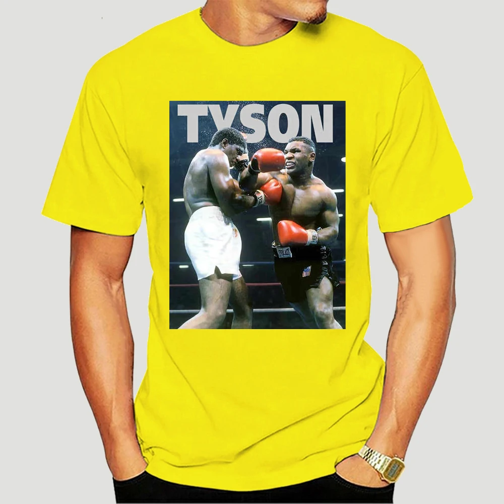 Боксерский Чемпион Майк Тайсон мемориальная футболка фотография мужские и