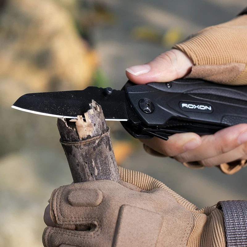 Мультиинструмент Roxon CM1349 SPARK многофункциональные плоскогубцы, 14-в-1 многофункциональные инструменты, складные плоскогубцы, многофункциональный на открытом воздухе Выживание Портативный набор мультиинструмент Multi Tool