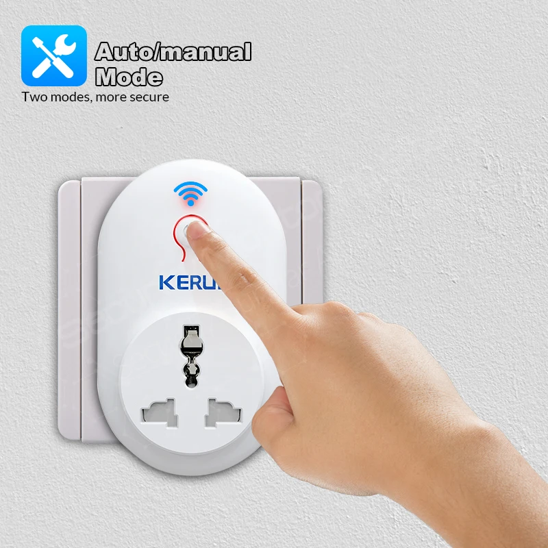 KERUI S72 Wifi Smart 10A 2200 Вт Разъем для мобильного Iphone Android приложение управление