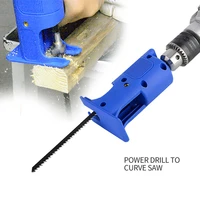mintiml portable reciprocating saw adapter with saw blade electric drill to electric saw for wood metal cutting tool