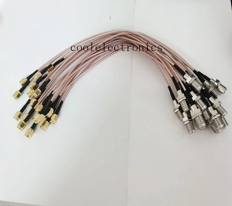 20 шт. Удлинительный Кабель адаптер со штекером SMA на Гнездо F RG316 30 см|jack jack|jack to