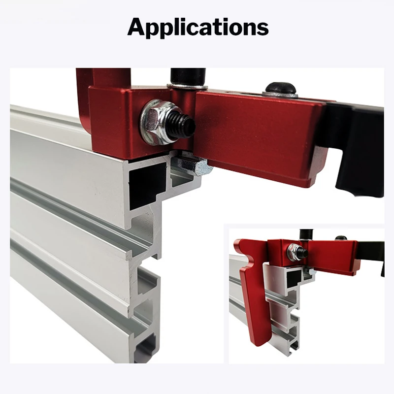 

Aluminum Alloy 30/45/75 Type Miter Track Stop 45/75 Type T-slot Miter Track Woodworking Tools for Router Table Saw Woodworking D