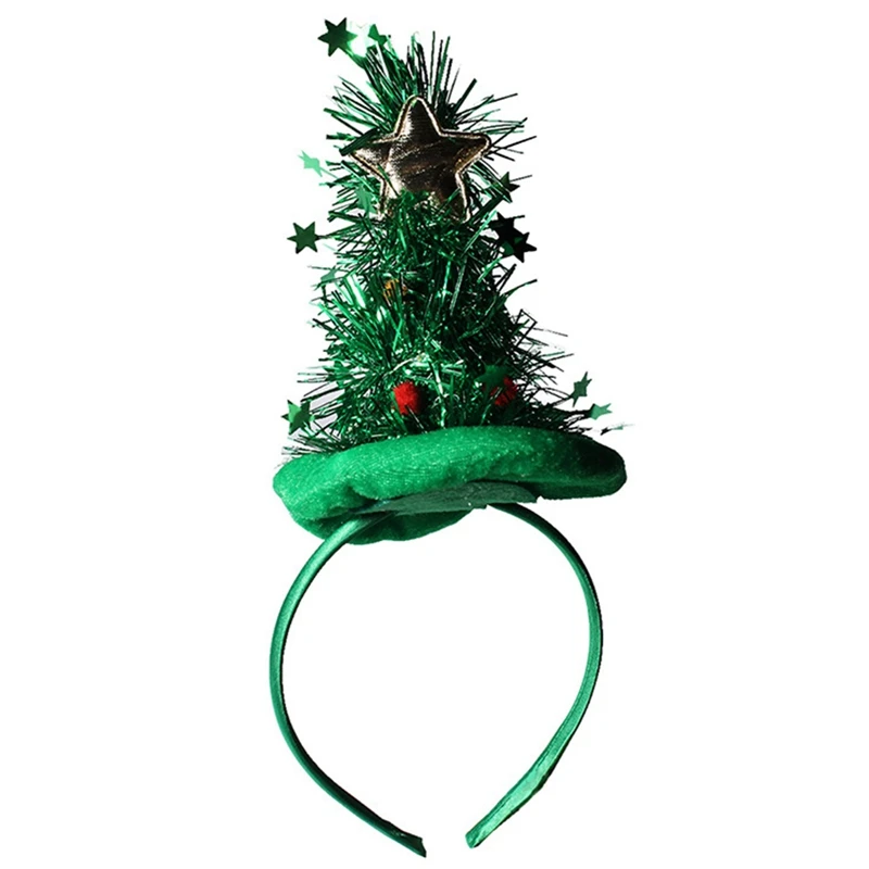 

1Pc Creative Headbands Hair Hoop Christmas Tree Headband Kids Adult Headwear DIY Hair Styling Tools Accessories