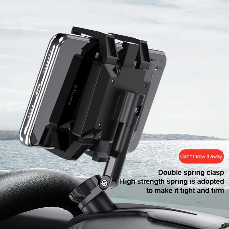 

Multifunctional Car Phone Holder Mount Stand Bracket For Phone GPS Universal Automobile Mobile Phone Clip Interior Bracket