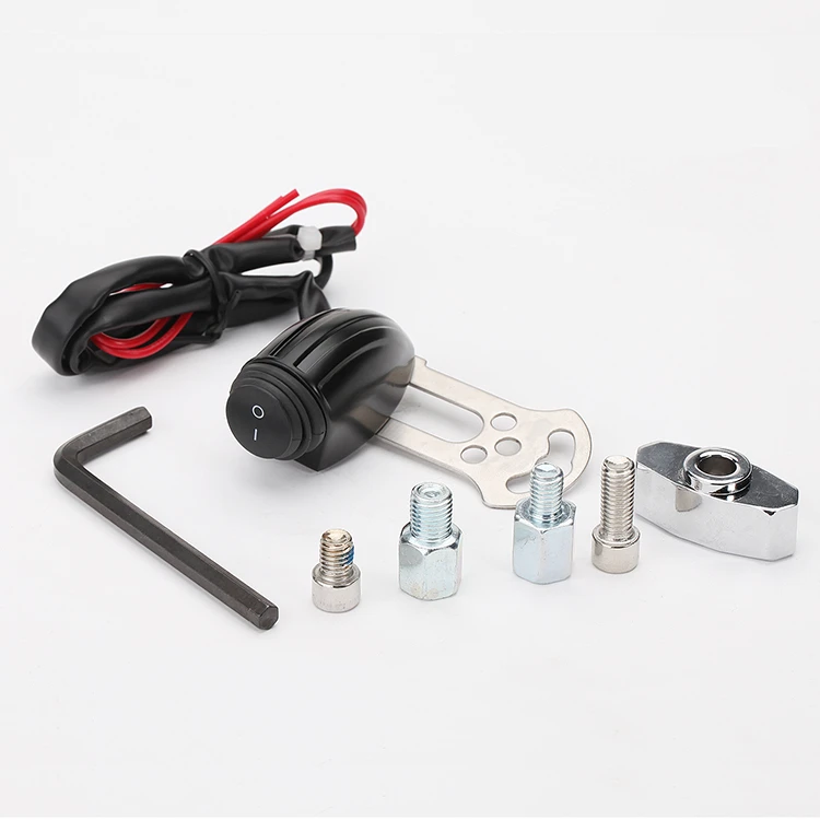 

Кнопка управления смесителем для мотоцикла, водонепроницаемый переключатель из алюминиевого сплава, защита от дождя, для электромобиля