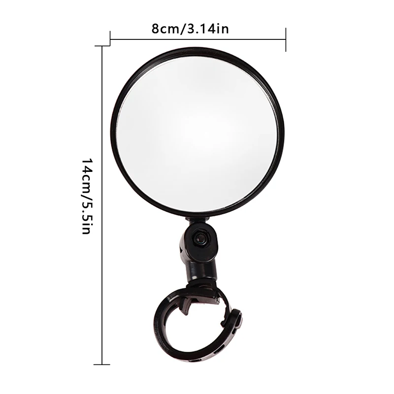 

Universal Bicycle Mirror Bicycle Accessories Handlebar Rearview Mirror Rotate Wide-angle For MTB Road Bike Cycling Accessories
