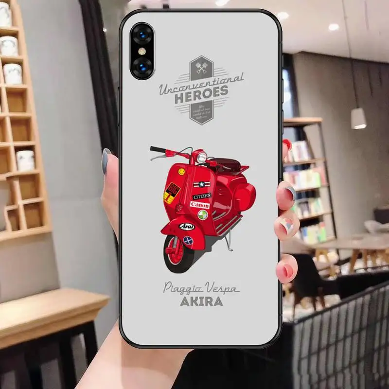 

Brand Vespa Scooter Phone Case for iphone etui 11 12 pro se 20 max xr xs x 7 8 6s plus mini smart Fundas Coque cover