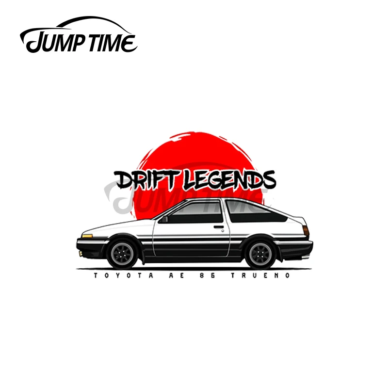 JumpTime 13x5 3 см для Toyota AE86 Trueno Смешные автомобильные наклейки индивидуальные