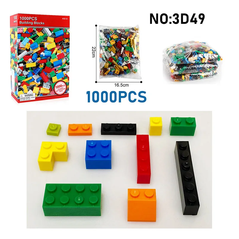 1000 шт. DIY строительные блоки цифры развивающие креативный совместим с самых
