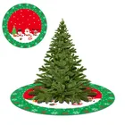 Юбка на рождественскую елку, Рождественское украшение, украшение на рождественскую елку из мультфильма, ковер, напольный коврик, декоративный чехол