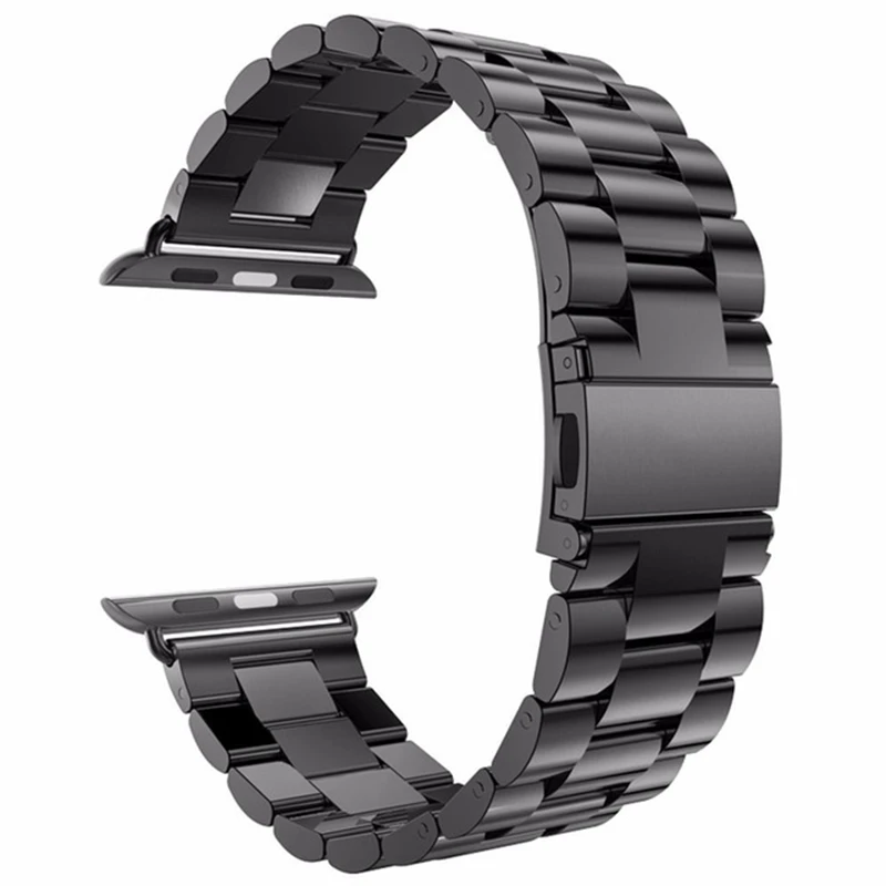 2 шт браслет из нержавеющей стали для Apple watch серии 4 44 мм 40 iWatch band 42 38 Миланский