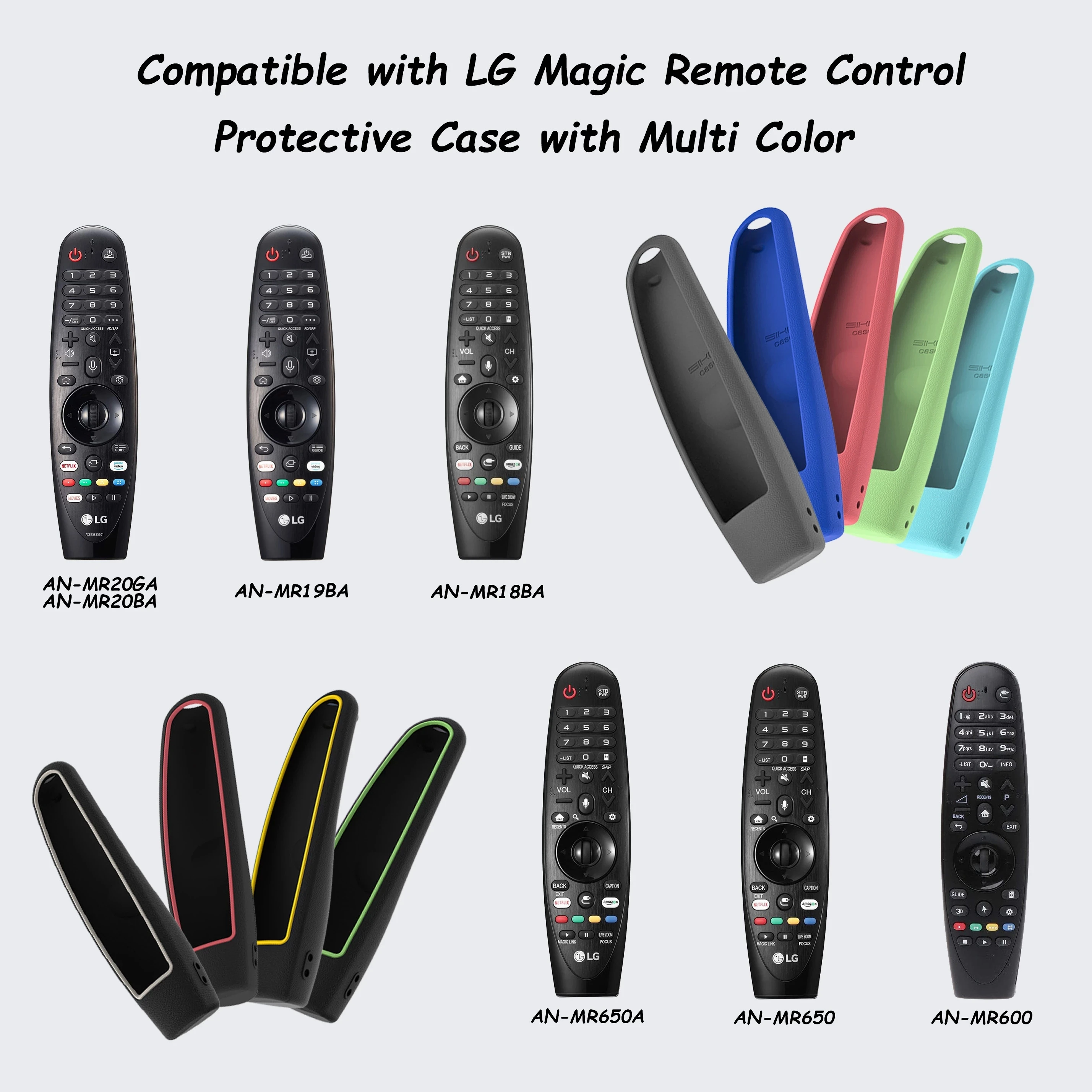 for lg an mr600 lg an mr650 an mr18ba 19ba magic remote control cases smart oled tv protective console silicone covers free global shipping