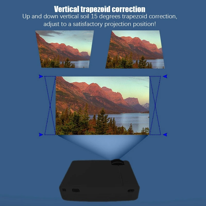 Проектор YG400 1080P проектор для кино поддержка ПК ноутбука USB-флешка HDMI-совместим с