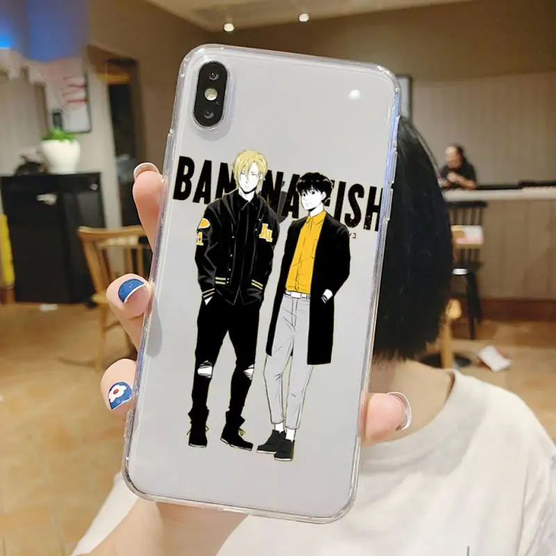 

Japan Anime Banana Fish Anime art Phone Case Transparent soft For iphone 5 5s 5c se 6 6s 7 8 11 12 plus mini x xs xr pro max