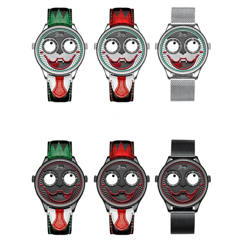 Спортивные часы мужские клоуна модные кварцевые наручные с коробкой | Наручные