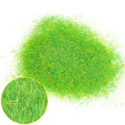 60 г/лот 5 мм трава порошок газон Флокирование нейлон игрушка модель сцены