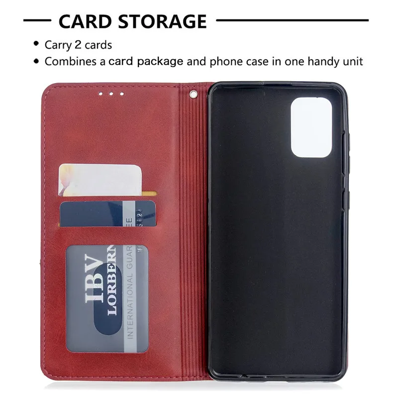 

Leather Flip case For Samsung Galaxy A01 A11 A21 A31 A41 A51 A71 A10 A20 A30 A40 A50 case Wallet Magnetic Stand Phone case Cover