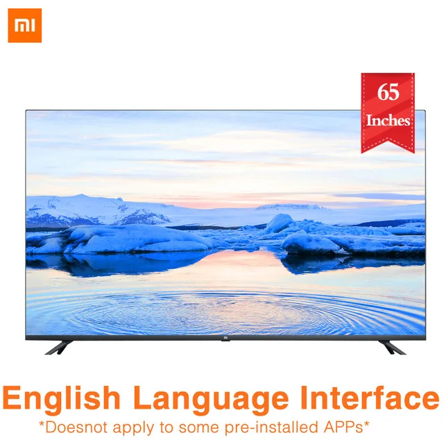Xiaomi tv 4 65 дюймов 4K Smart tv 3840x2160 новейший ультратонкий экран без рамки 3 ГБ 32 ГБ Dolby Atmos tv