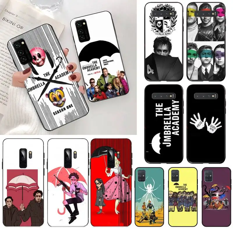 Роскошный чехол для телефона HUAGETOP The Umbrella Academy Samsung S20 plus Ultra S6 S7 edge S8 S9 S10 5G lite