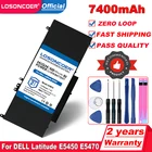 Аккумулятор G5M10 7400 мА  ч для ноутбука DELL Latitude E5450, E5470, E5550, E5570, 8V5GX, R9XM9